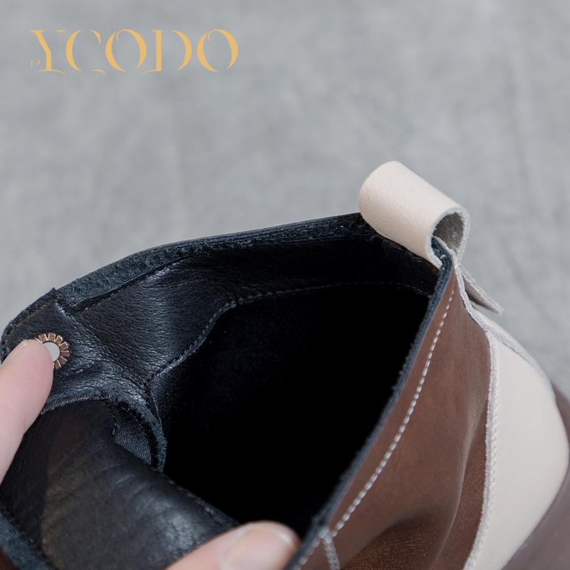 Autumn and Winter Girl Genuine Leather Boots, Student Leather Boots, Women Boots