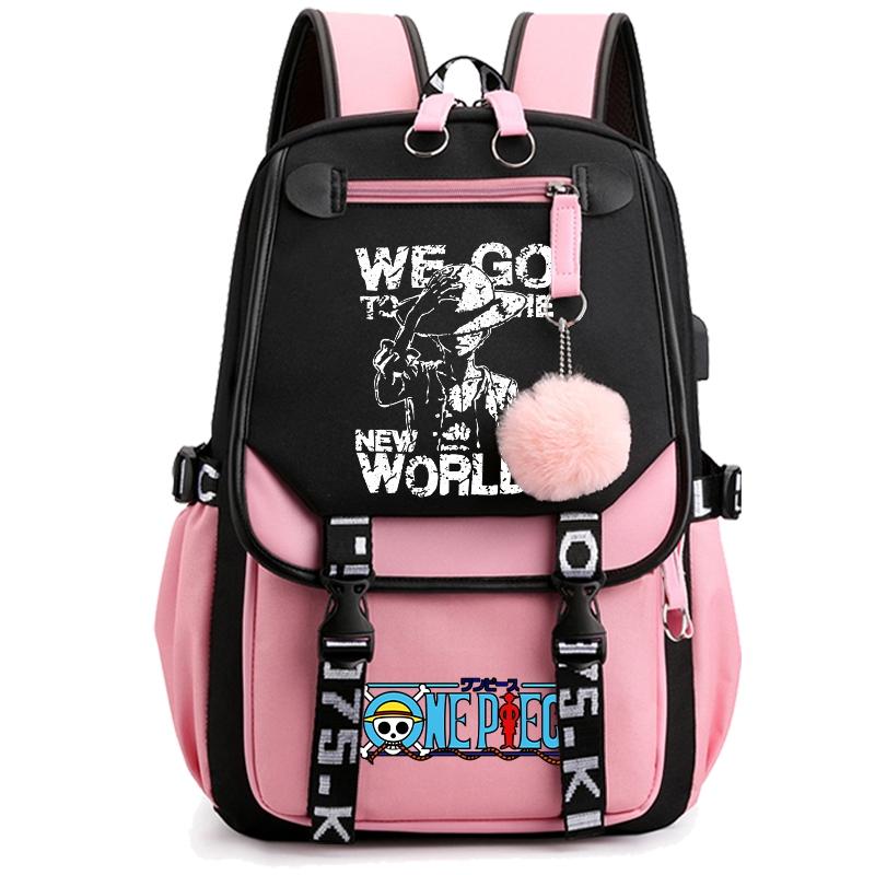 Аниме цельный рюкзак для женщин холщовая сумка для ноутбука школьная сумка для девочек-подростков школьная сумка женская дорожная сумка Mochila