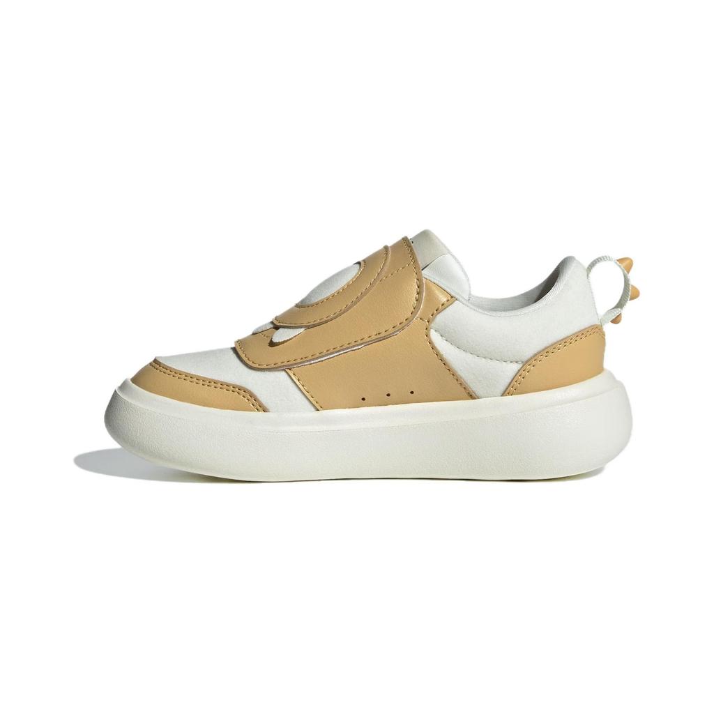 NAILOONG x Adidas Park St Синтетическая кожа Устойчивые к истиранию Низкие Детские Lifestyle Кроссовки Белый Желтый IH0841