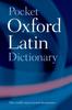 Книга Pocket Oxford Latin Dictionary