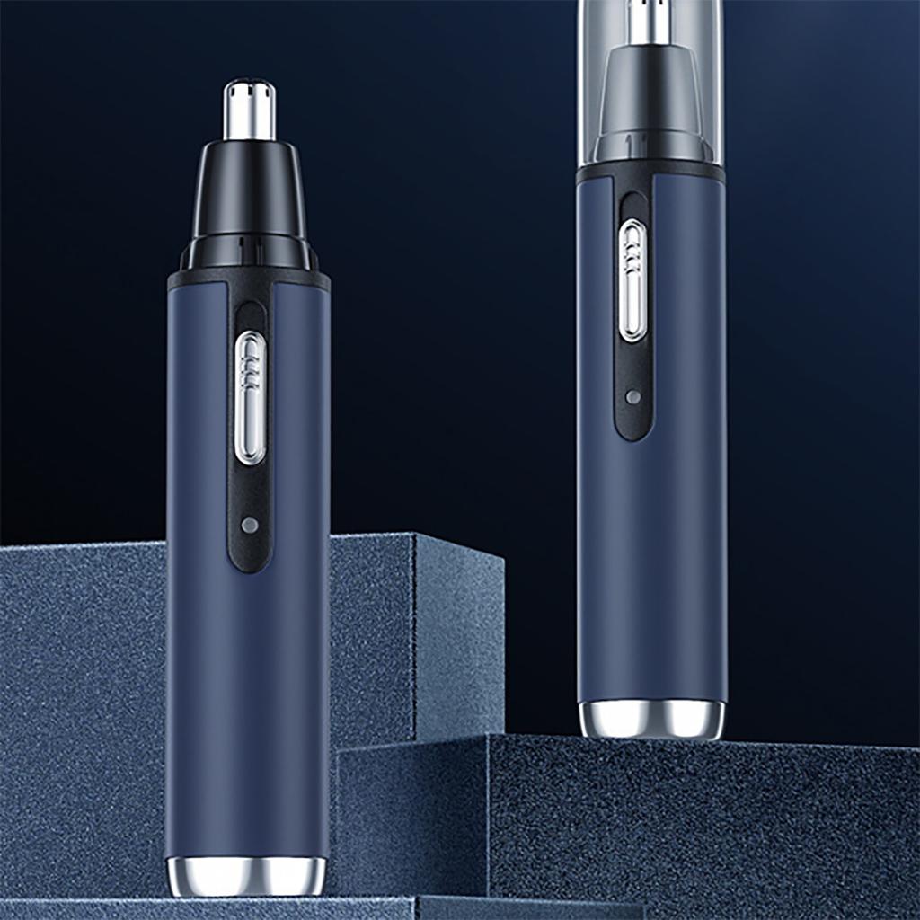 Набор триммеров для носа 4 в 1, USB-перезаряжаемый, беспроводной, портативный, 400 мАч, набор машинок для стрижки бровей и бороды, небесно-голубой