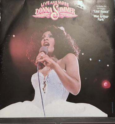 Виниловая пластинка DONNA SUMMER Live And More CALP50235024 Casablanca 1978 Италия Танцевальная Электроника Б/у