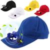 Женская мужская летняя рыболовная кепка на солнечной энергии Cool Fan Beach Boater Hat Gift