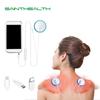 New Portable Muscle Stimulator Body Massager Phone Connection Acupuncture Back Neck Tens Therapy Electric Massage Pad Relaxation