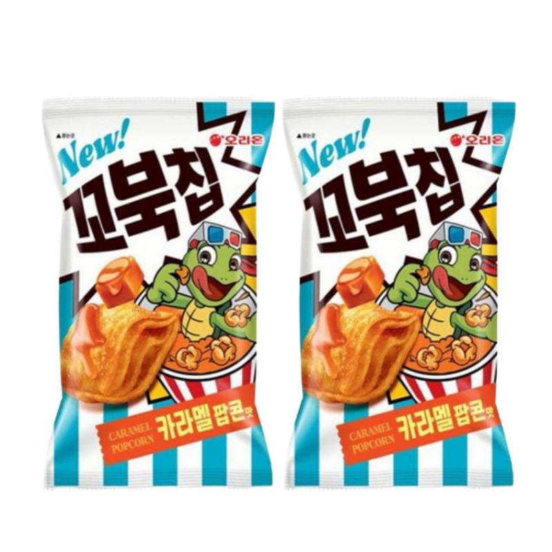 Kkobuk Chip Карамельный попкорн, 108г (3 варианта)