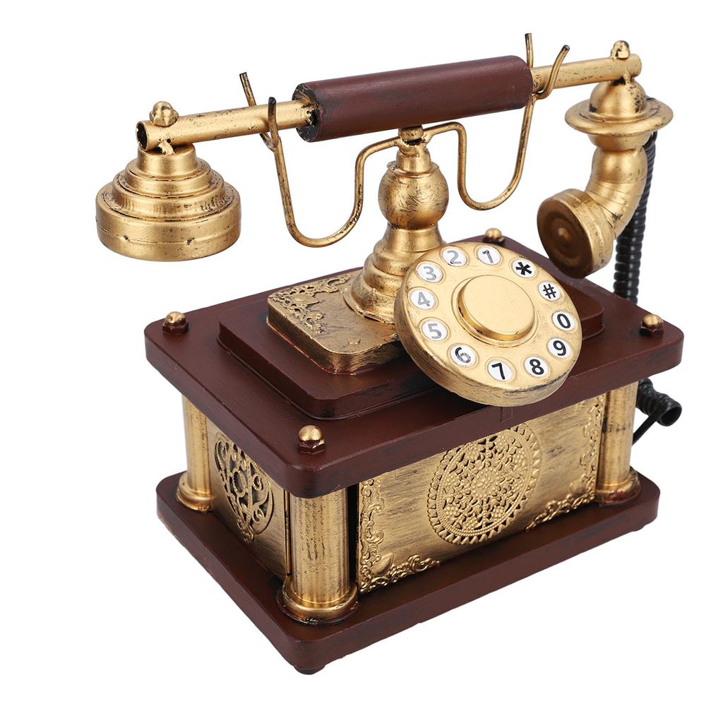 Винтажная модель телефона Многоцелевое Инновационное Ретро Украшение для Кафе Магазина Бара Оформление Витрины