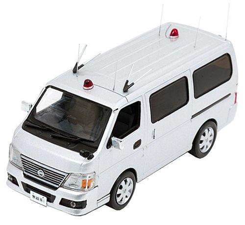 Hiko Seven RAI'S 1/43 Nissan Caravan (E25) Police Headquarters Security Department Radio Vehicle (Finished Product)
