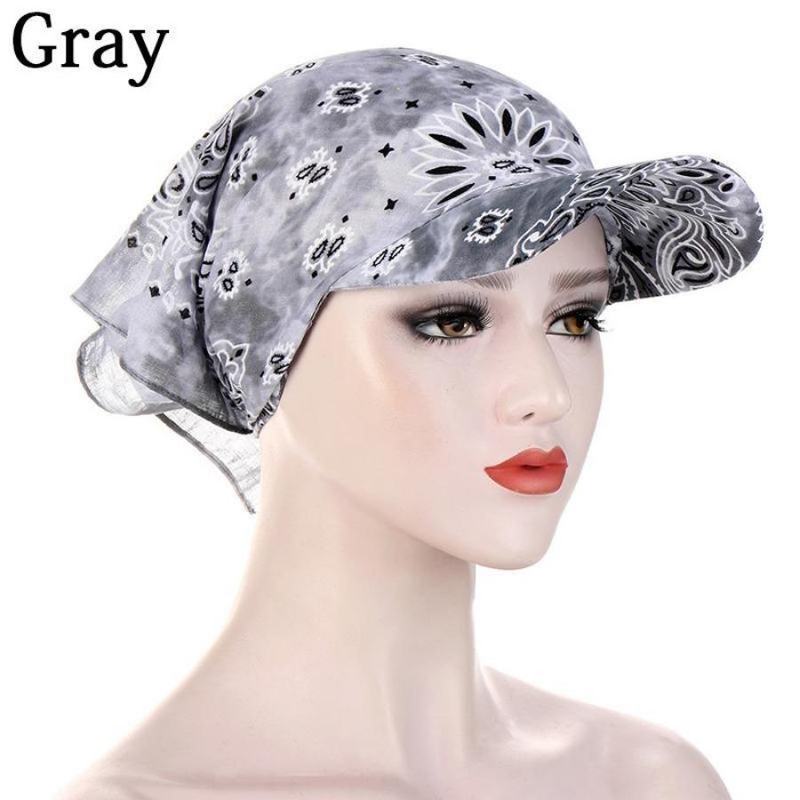 1PC Leisure For Women Men Bandana Scarf Printed Sunscreen Hedging Cap Peaked Cap Outdoor Supplies