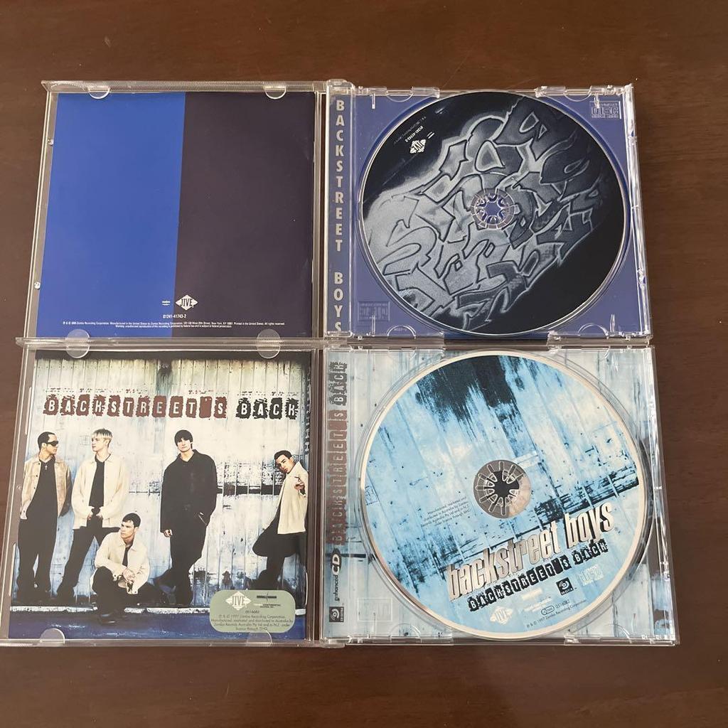 [USED] Backstreet Boys 3 CDs, 1 CD DVD, 2 postcards