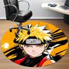 1pc Naruto Uzumaki Office Round Area Rug, Indoor Mat Suitable For Office,Bedroom Living Room Home Decor, Room Deco a0926099