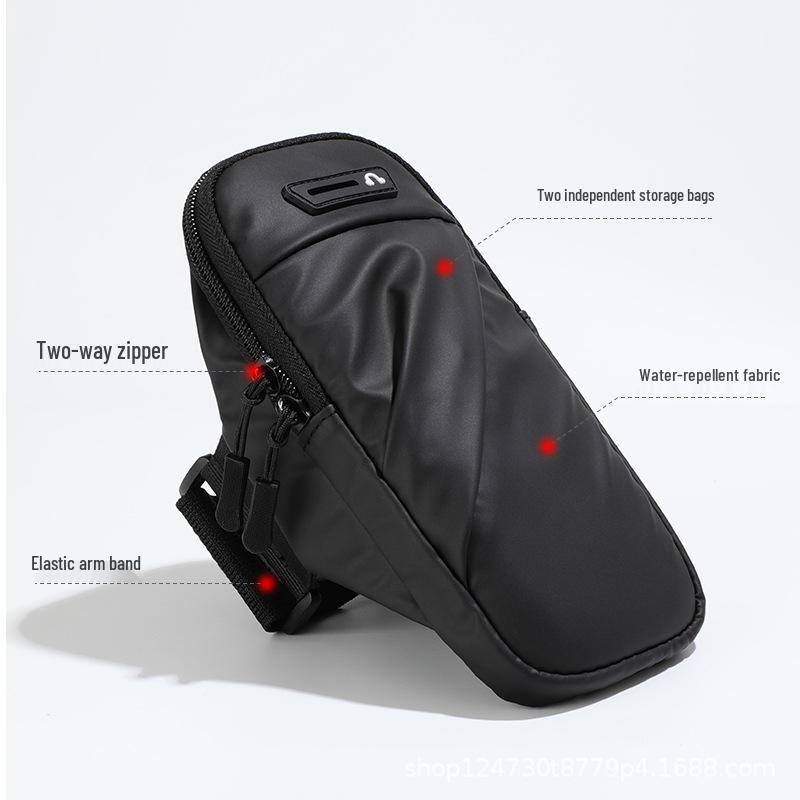 Breathable Outdoor Sports Armband & Wrist Bag for Mobile Phones - Unisex Fitness & Cycling Sleeve