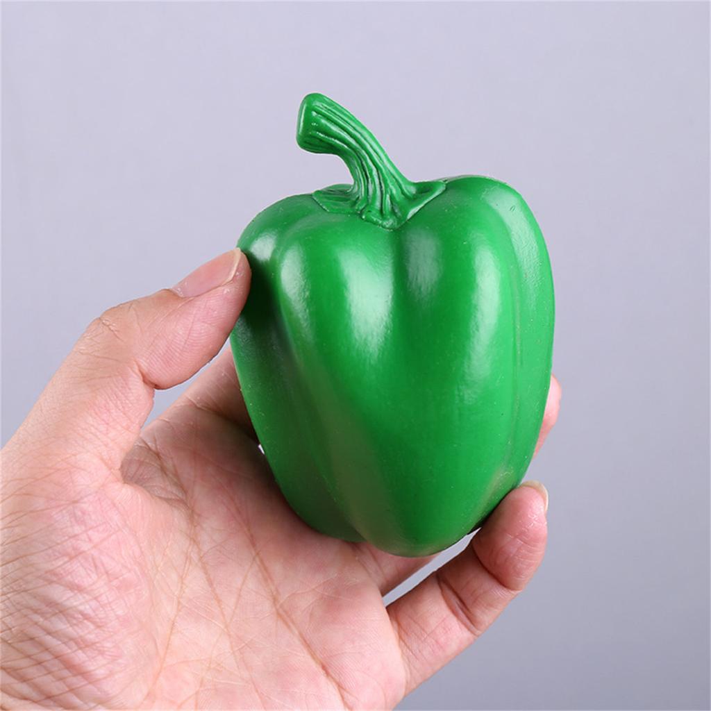6Pcs Realistic Simulation Vegetable Models Artificial Vegetable Toy Kitchen Vegetable Decoration for Display Photography
