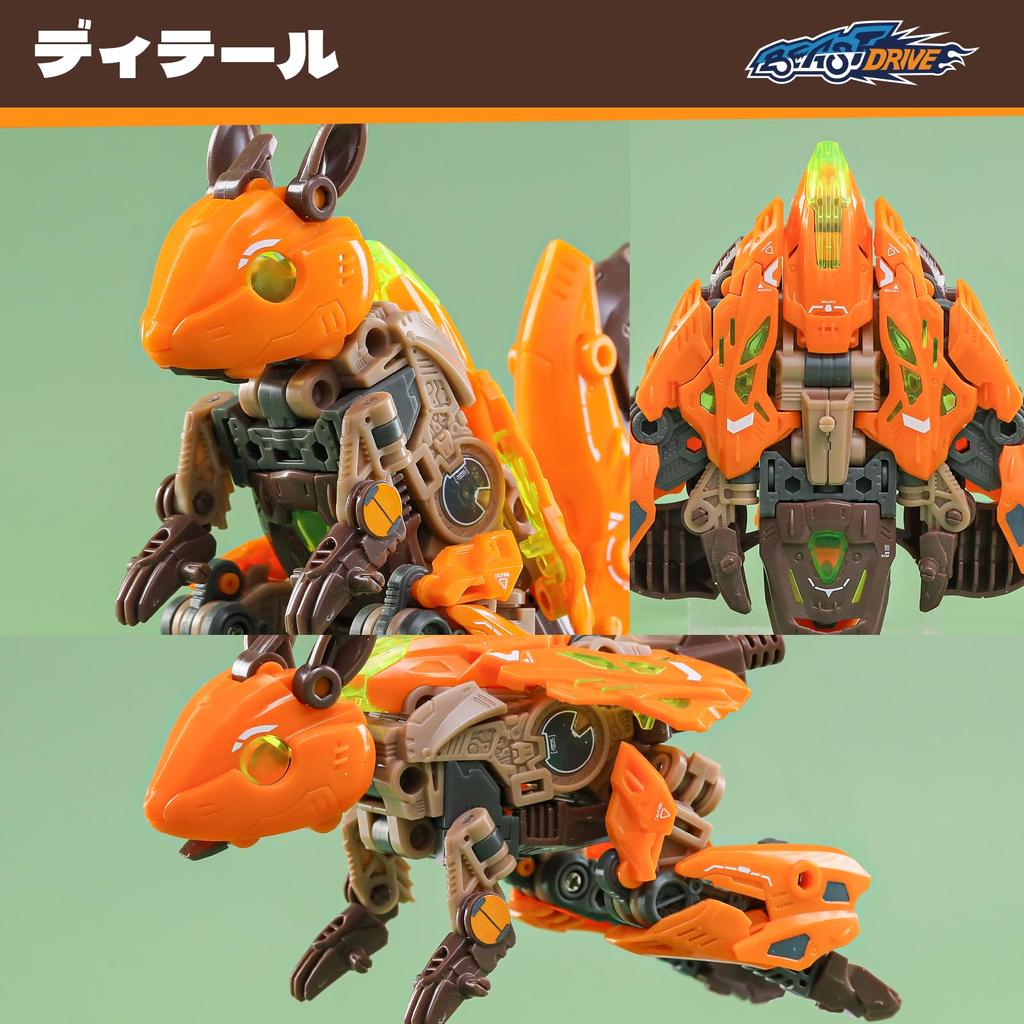 BEASTBOX 52TOYS BEASTDRIVE SKY TAIL Transforming Transforms from Mecharis To Fighter Assembly Highly Articulated Action Transforms Into a Mecha Beast