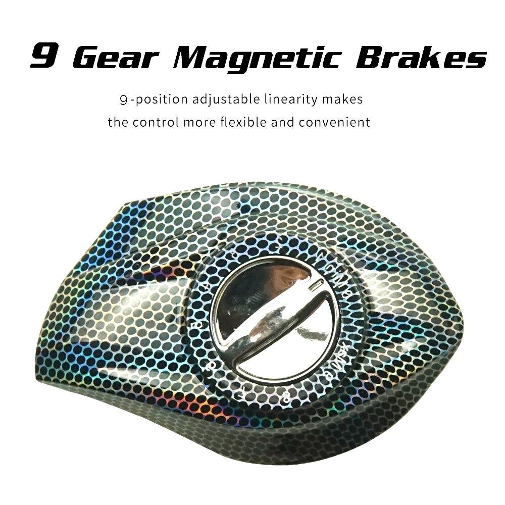 LEO Рыболовная катушка 18+1BB Кастинговая катушка, гладкий металл 7,2:1 рыболовная катушка с передаточным числом и стандартной, глубокой или мелкой шпулей для окуня