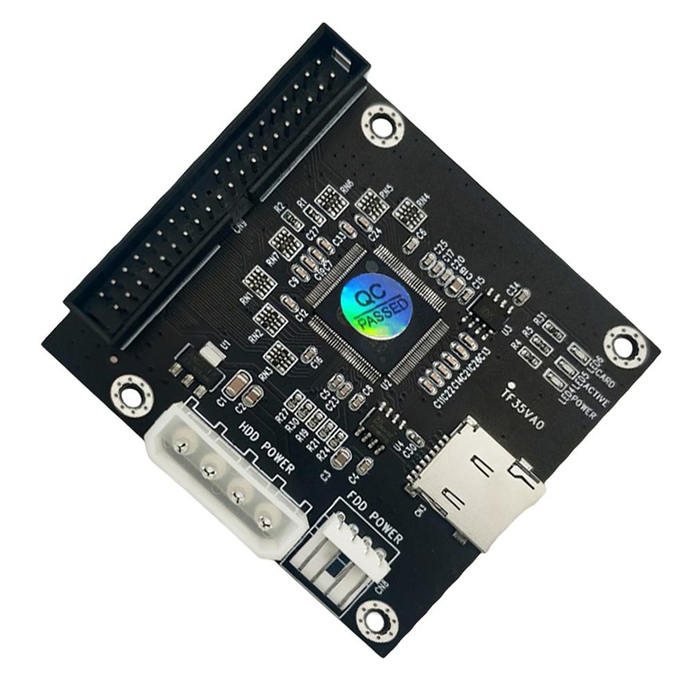 Адаптер SD-карты памяти на 3.5 IDE, адаптер Micro SD TF-карты на IDE 40Pin 3.5 дюйма, male-адаптер для ноутбука