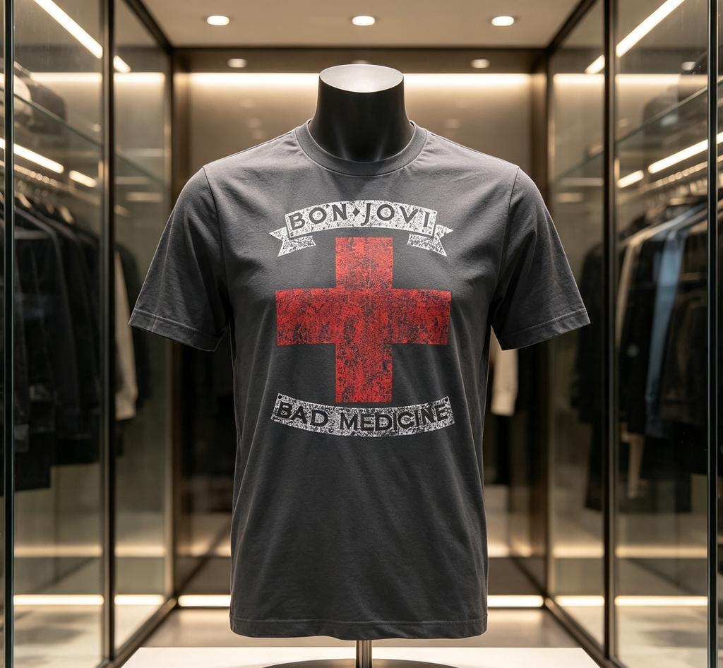 Hot Selling New Cotton Metal Bon Jovi Rock Band Casual Tshirt for Unisex and Unisex Luxury Band Tshirt