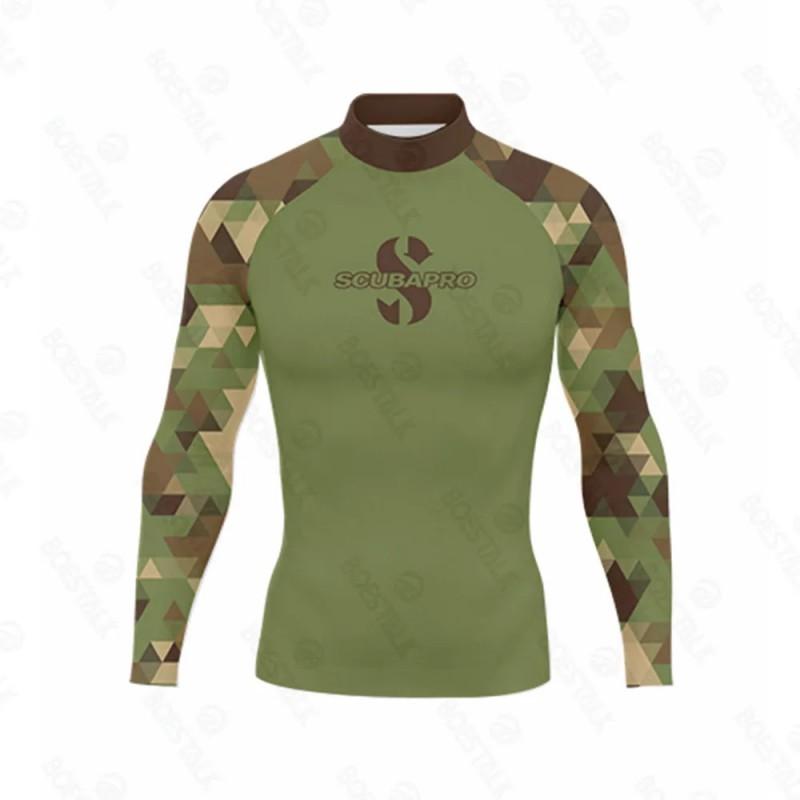 Mens Lightweight Quick-Dry Rash Guard UV Protection Swimwear Surfing Diving Beach Water Sports Summer