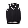 Британский стиль, кабельная вязка, колор-блок, жилет-свитер с V-образным вырезом - Унисекс, школьная форма