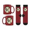 HARRY POTTER Platform 9 3/4 Mug and Sock Set