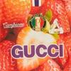 Palace X GUCCI Техническая футболка для футбола с принтом клубники 720341-XJE10-6285