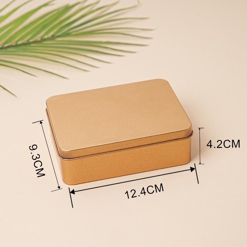 Portable Mini Metal Storage Tin Can Jewelry Keys Coins White Tea Wedding Candy Gift Organizer
