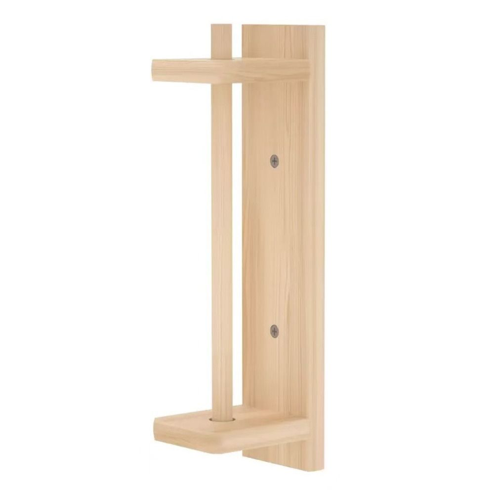 Wall Mounted Paper Towel Holder Wood Tissue Storage Holder Durable Roll Paper Hanger Home