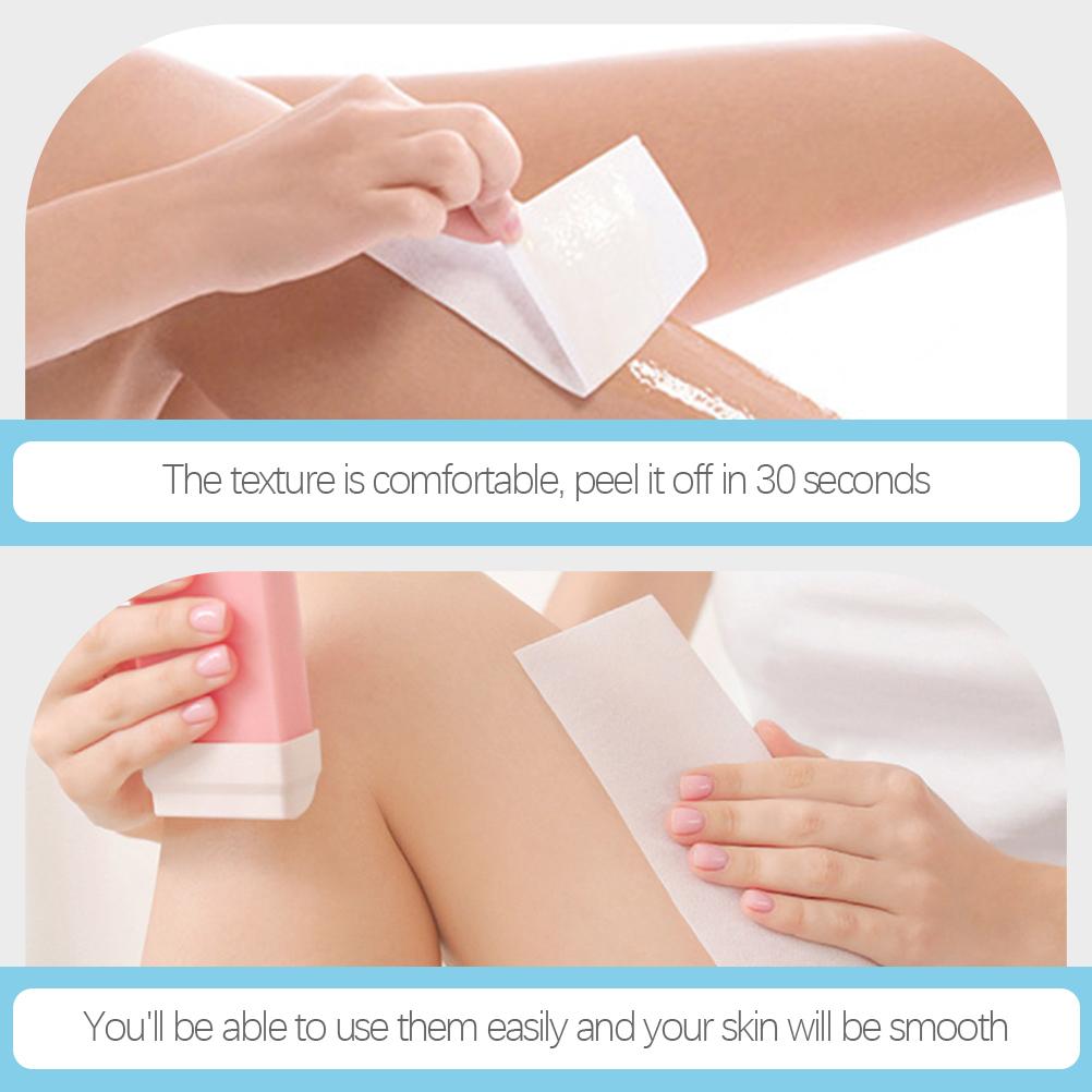 Бумага для удаления волос Чистый воск для тела Восковые полоски Восковая полоска Бумага для ногтей Набор инструментов Красота Бумага для удаления волос Восковая бумага для удаления волос