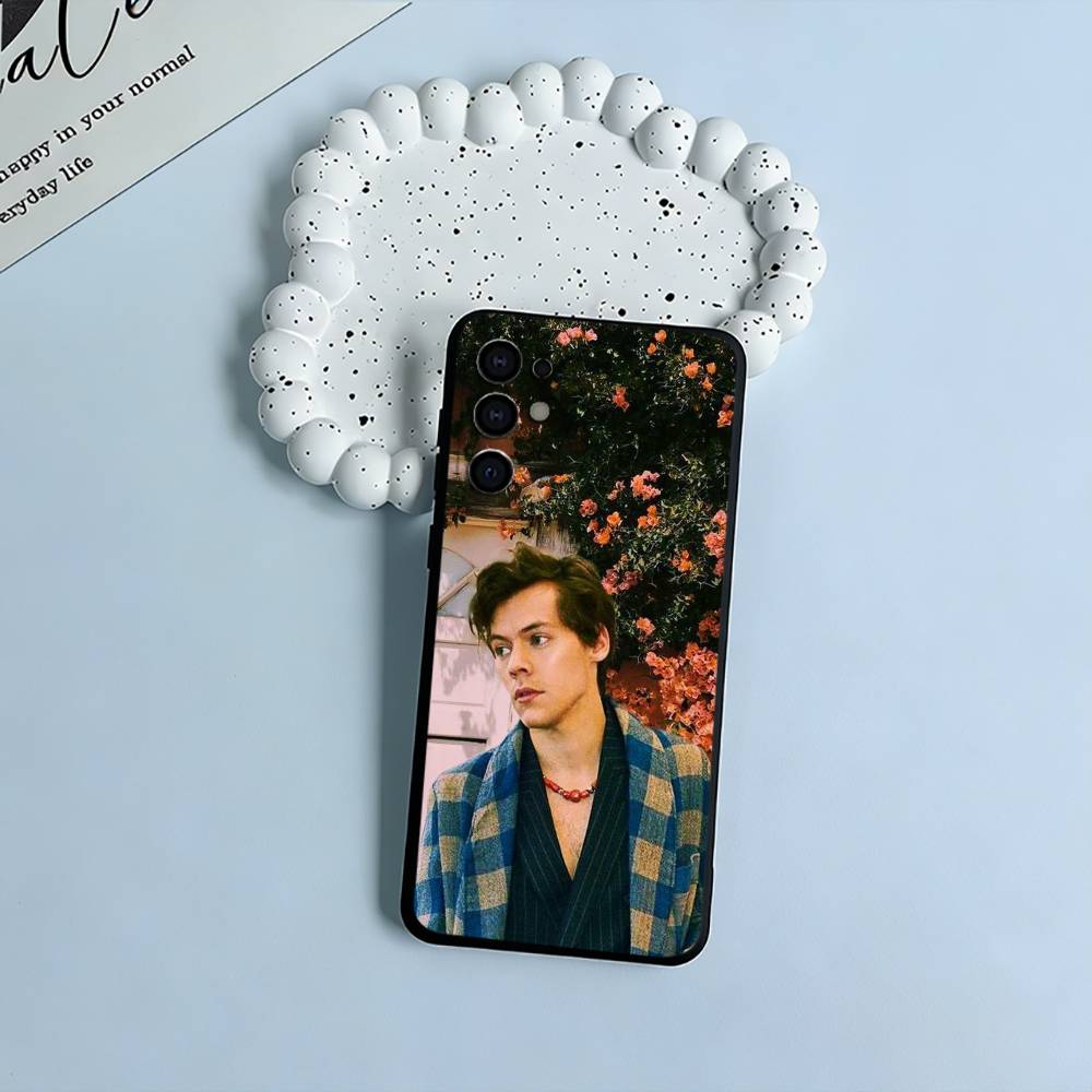 H-Harry Музыкальные стили Черный мягкий силиконовый чехол для телефона для Samsung S25, S24, S21, S22, S23, S30, Ultra, S20, Plus, FE, Lite