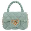 PU Mini Shoulder Bags Heart Coin Wallets New Small Satchel  Women Girls