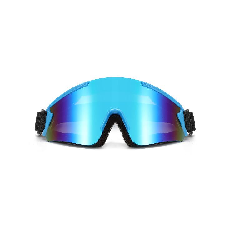 Outdoor mountaineering and skiing goggles, colorful protective sports eyewear, large-frame, windproof and sandproof ski goggles