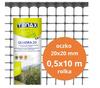 Siatka Pvc Quadra 20 Grafit 0.5M*10Mb Oczko 20Mm - 10 Mb - S-B 01185G