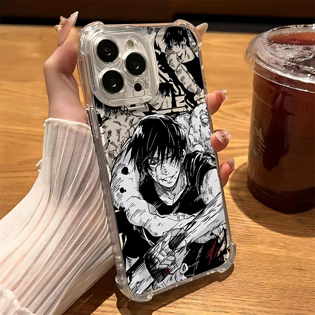 Чехол для телефона Jujutsus Anime Kaisens для Samsung Galaxy S25 S24 S23 S22 S21 S20 Note20 Edge FE Ultra Plus 4G 5G Противоударный TPU Чехол