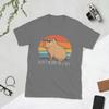 Casual Capybara Dont Worry Be Capy Tshirts For Unisex Crew Neck Pure Cotton T Shirt Short Sleeve Tees Gift Idea Clothing