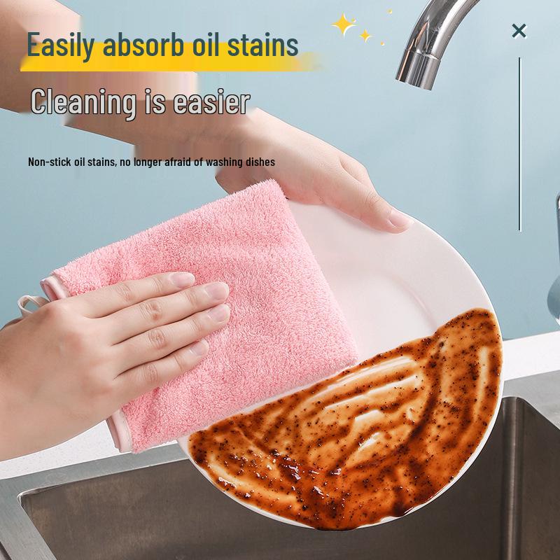 Нелипкая масляная салфетка: Впитывающее, Ленивое Полотенце для Уборки для Кухни, Стекла и Стола - Не Линяет