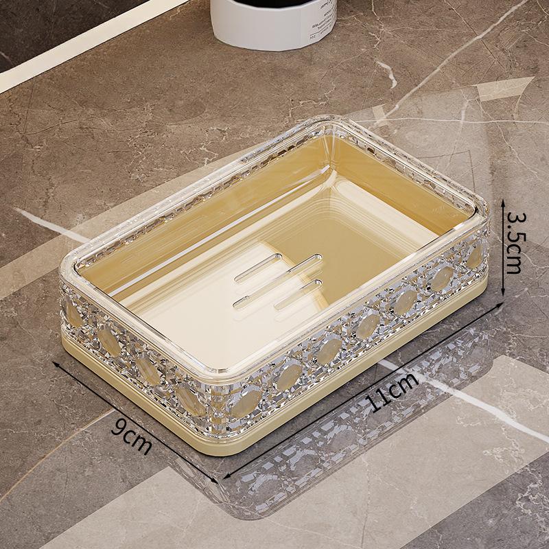 Мыльница с сетчатым узором «Виноградная лоза», многослойная, дренажная, для ванной комнаты, мыло без перфорации, подставка для растений