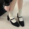 Women's Elegant Kitten Heels  Jones Shoes Fall  Luxury Office Designer New Shallow Mouth Mujer Pump Zapatos