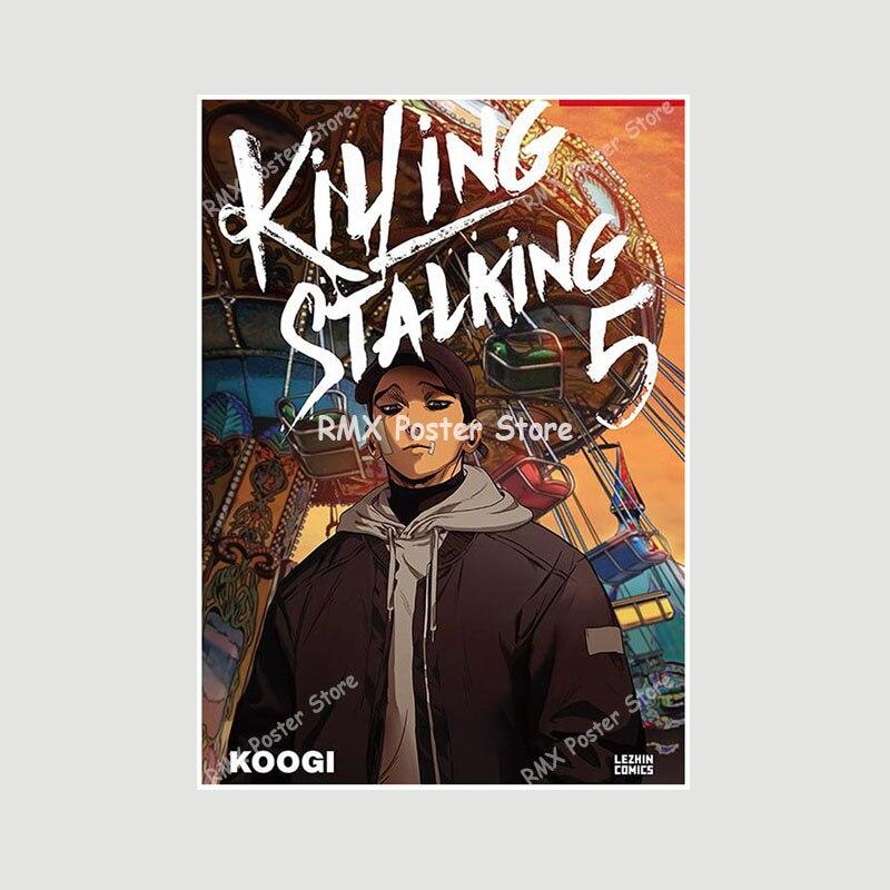 Белая бумага аниме Killing Stalking плакат манга персонаж живопись картина настенные художественные принты украшение для гостиной домашний декор