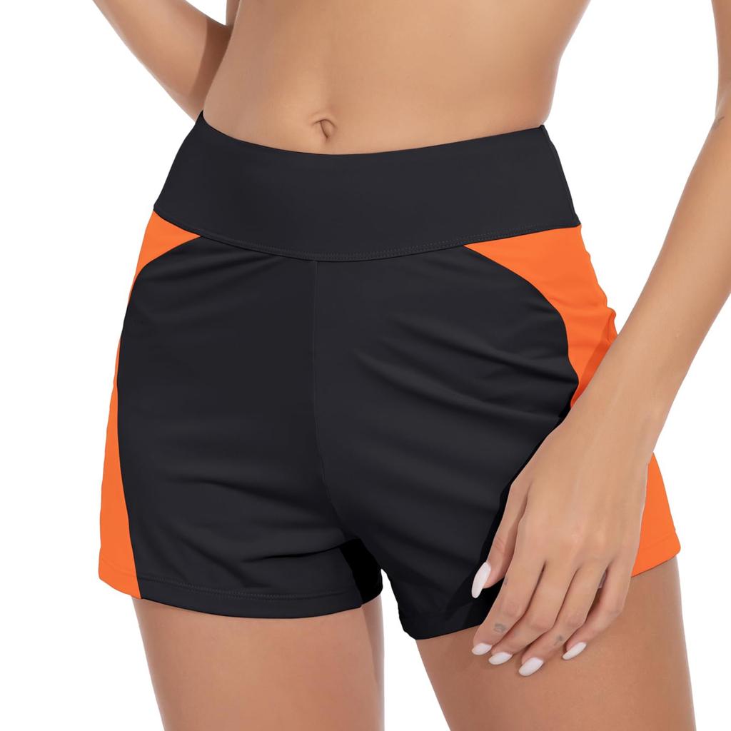 Женские эластичные брюки для йоги и фитнеса, пляжные брюки для плавания, плоские угловые менструальные физиологические брюки