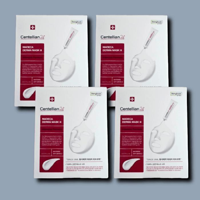 CENTELLIAN24 Маска Derma с Мадекассосидом 3 Интенсивная Формула 20 Листов (4 коробки) (41940385)