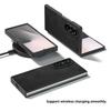 Чехол для Samsung Galaxy Z Fold7 5G с текстурой коровьей кожи, покрытие из ПУ-кожи, защитная крышка для телефона