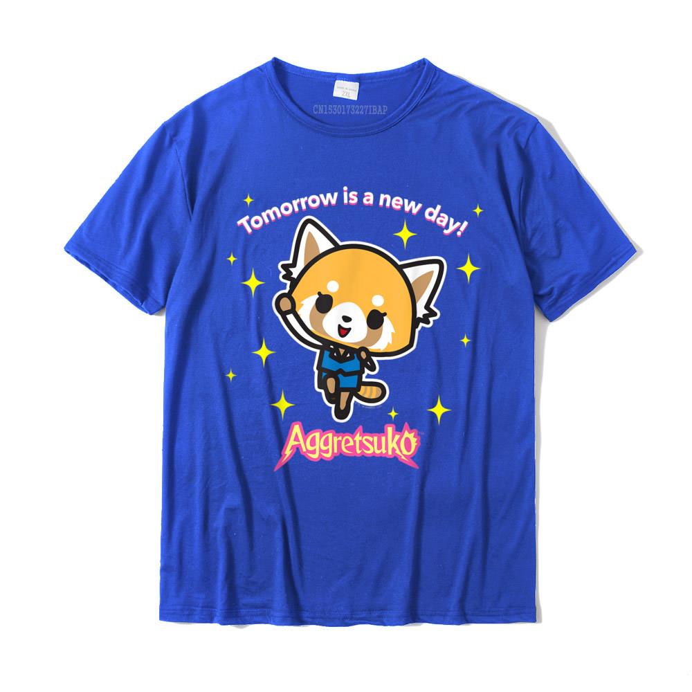 Aggretsuko Tomorrow Is Day Tee Shirt Geek T Shirts Special Cotton Unisexs Tops Shirts Summer Plus Size