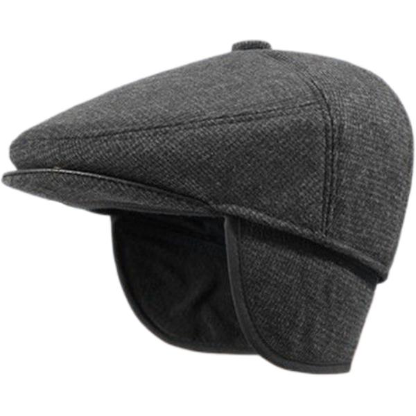 Шапки для мужчин среднего и пожилого возраста, зимние, для пап, для осени и зимы, для защиты ушей, сохраняющие тепло, шляпа-утконос
