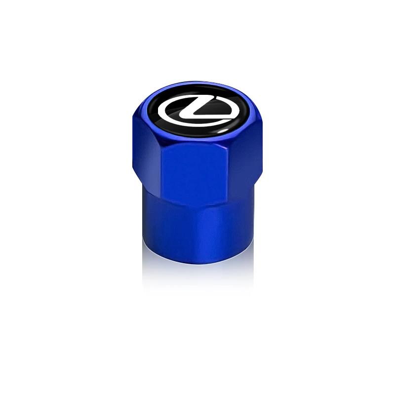 4Pcs Car Tire Valve Caps Emblem Metal Cap Case Car Accessories For Lexus CT200H IS250 RX300 RX350 RX450H LS460 GX460 GX470 ES350