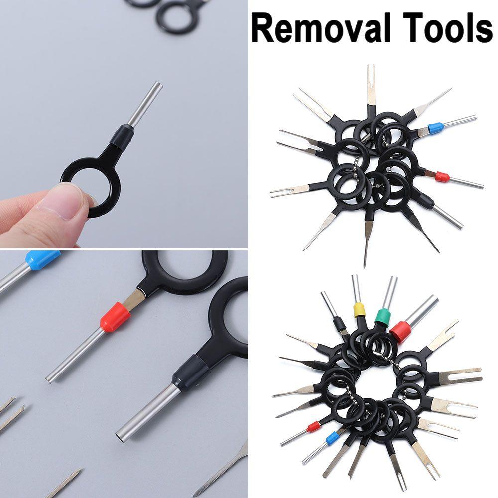 Wire Crimp Connector Automotive Plug Removal Tools Pin Extractor Kit Wire Terminal Stainless Steel