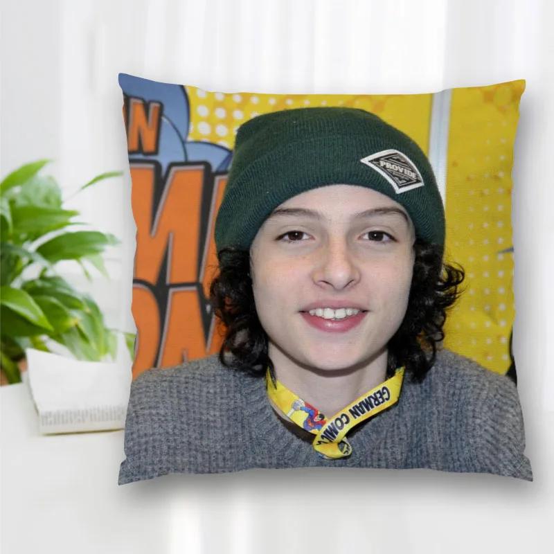 Hot Sale Custom Finn Wolfhard Square Pillowcase Zipper Pillowcase Living Room Bedroom Multi-Size 35x35cm 45x45cm