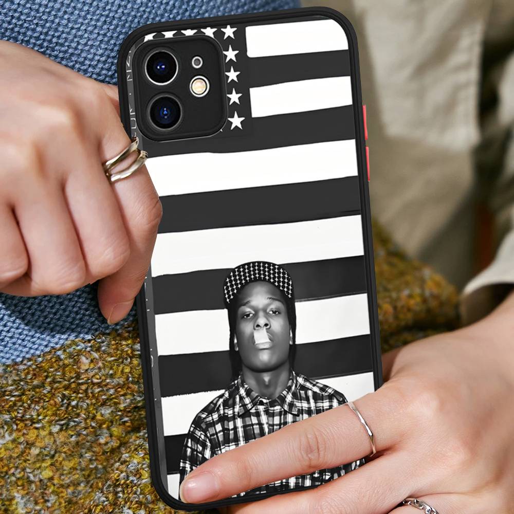 Hip Hop Rapper A-Asap R-Rocky Movie Phone Case For iPhone 11 12 13 14 15 16 Pro Plus X XS MAX Matte Bumper Shockproof Cover