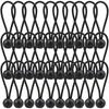 Backpack Accessories Pack Shock Elastic Ties Loop Cord Elastic Rope Bungee Cord Black Ball Bungee