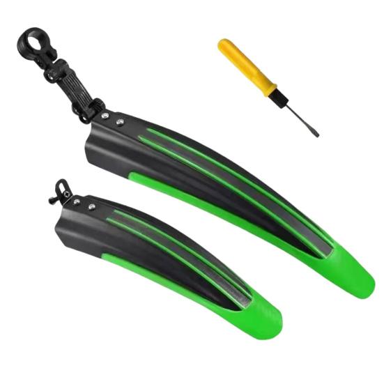 2 шт. Крылья для велосипеда Регулируемые передние и задние крылья Универсальные брызговики для велосипеда Аксессуары для горного шоссейного велосипеда