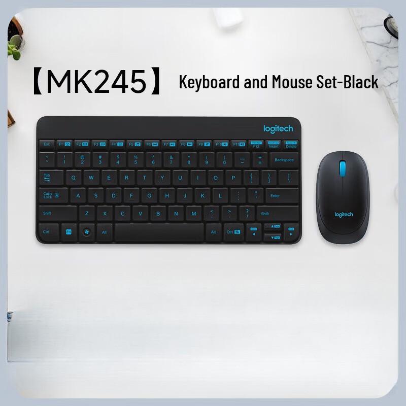 Logitech MK245 Wireless Compact Keyboard and Mouse Combo