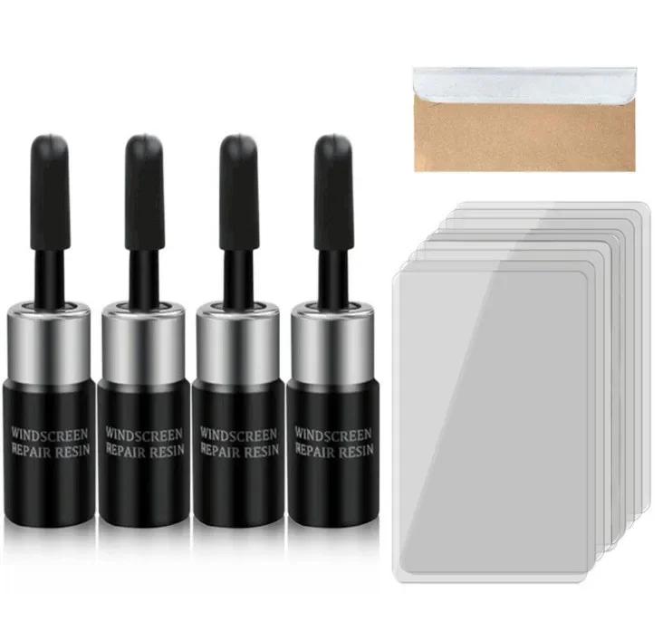 Автомобильный набор для самостоятельного ремонта трещин лобового стекла, улучшенная жидкость для ремонта автостекла, средство для восстановления царапин и трещин на автостекле, автомобильные аксессуары